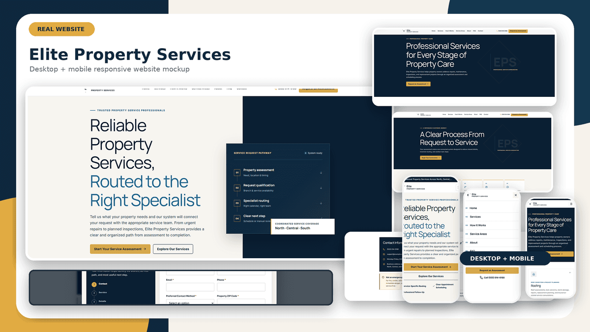 Elite Property Services Website